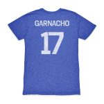 alejandro garnacho argentina national team 1863fc player vintage tri-blend t-shirt – blue Collection – Brazil World Cup Jerseys and T-Shirts