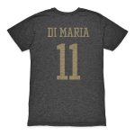 angel di maria argentina national team 1863fc retro player tri-blend t-shirt – black Collection – Brazil World Cup Jerseys and T-Shirts