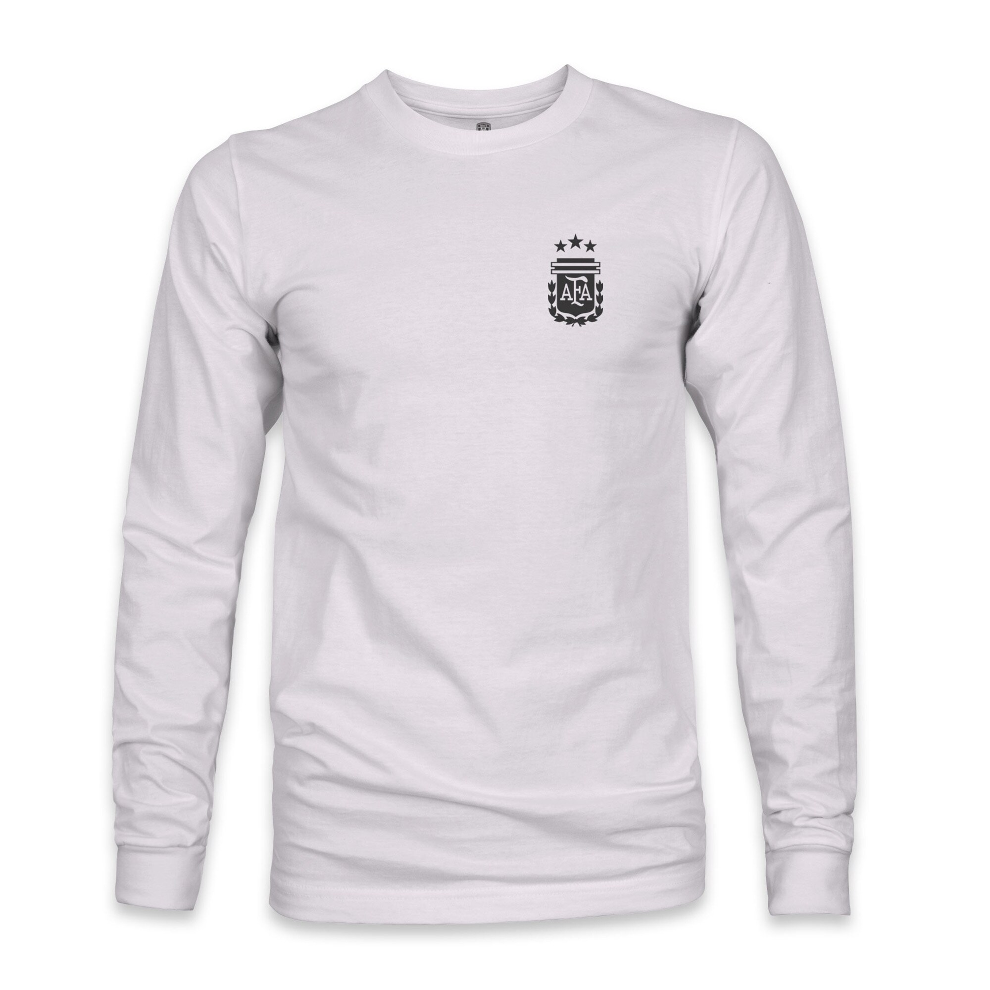 argentina national team 1863fc back team arch long sleeve t-shirt – gray Collection – Brazil World Cup Jerseys and T-Shirts