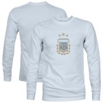 argentina national team 1863fc color badge long sleeve t-shirt – light blue Collection – Brazil World Cup Jerseys and T-Shirts