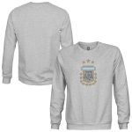 argentina national team 1863fc pullover crewneck sweatshirt – heather gray Collection – Brazil World Cup Jerseys and T-Shirts
