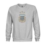 argentina national team 1863fc pullover crewneck sweatshirt – heather gray Collection – Brazil World Cup Jerseys and T-Shirts