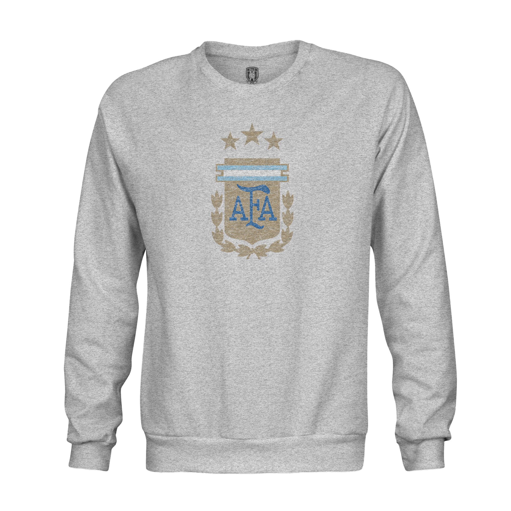 argentina national team 1863fc pullover crewneck sweatshirt – heather gray Collection – Brazil World Cup Jerseys and T-Shirts
