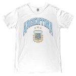 argentina national team 1863fc retro wordmark t-shirt – white Collection – Brazil World Cup Jerseys and T-Shirts