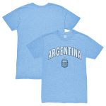 argentina national team 1863fc retro wordmark tri-blend t-shirt – light blue Collection – Brazil World Cup Jerseys and T-Shirts
