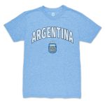 argentina national team 1863fc retro wordmark tri-blend t-shirt – light blue Collection – Brazil World Cup Jerseys and T-Shirts