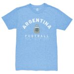 argentina national team 1863fc three-time world champions tri-blend t-shirt – light blue Collection – Brazil World Cup Jerseys and T-Shirts