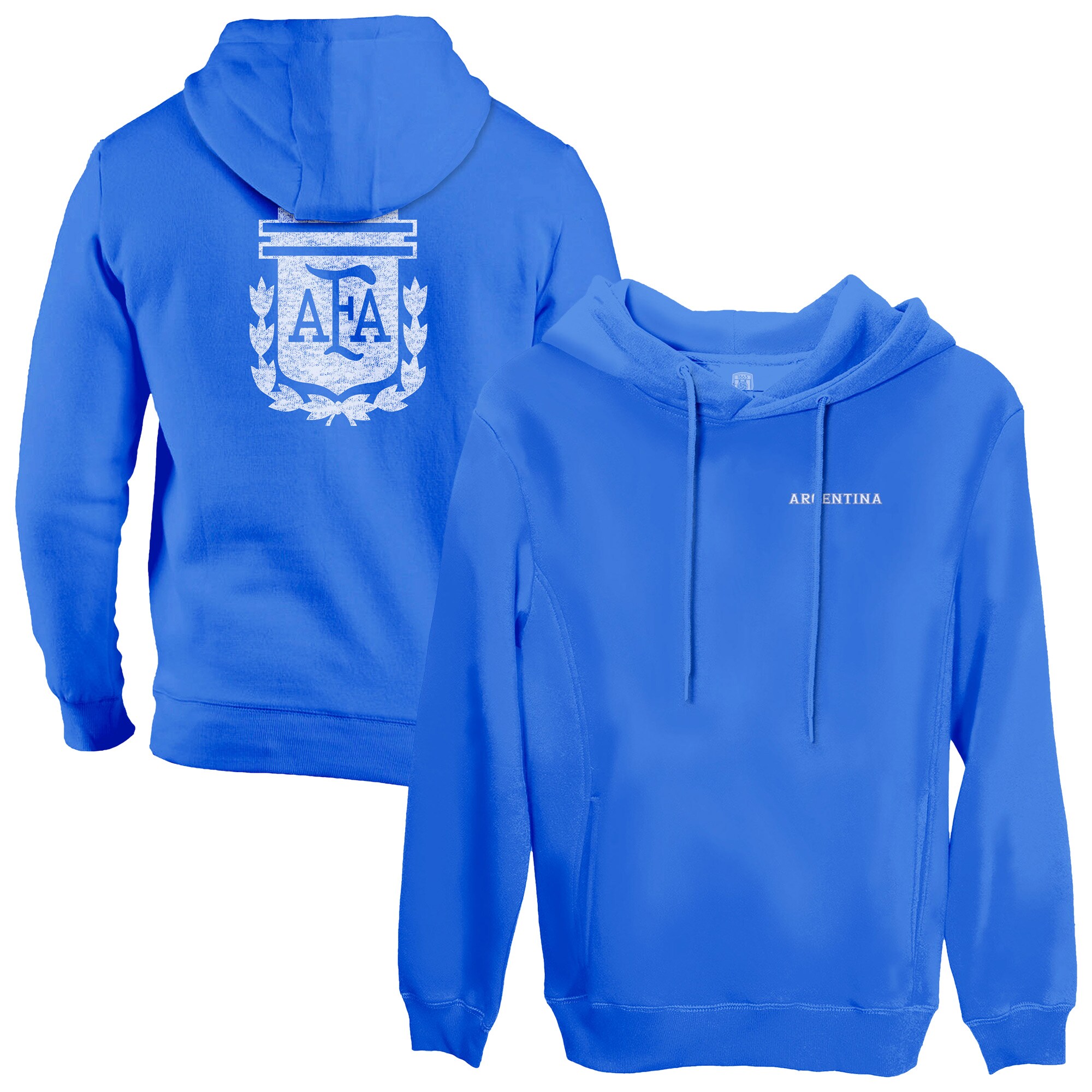 argentina national team 1863fc wordmark fleece pullover hoodie – blue Collection – Brazil World Cup Jerseys and T-Shirts
