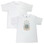 argentina national team 1863fc youth badge t-shirt – white Collection – Brazil World Cup Jerseys and T-Shirts
