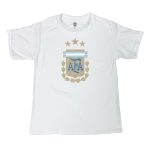 argentina national team 1863fc youth badge t-shirt – white Collection – Brazil World Cup Jerseys and T-Shirts