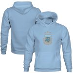 argentina national team 1863fc youth color badge fleece pullover hoodie – blue Collection – Brazil World Cup Jerseys and T-Shirts
