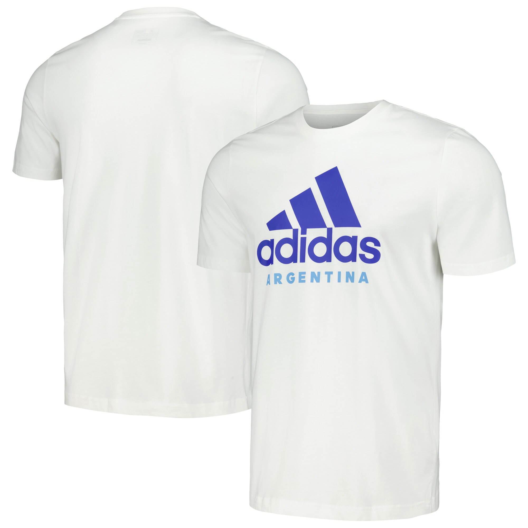 argentina national team adidas 2024 dna t-shirt – white Collection – Brazil World Cup Jerseys and T-Shirts