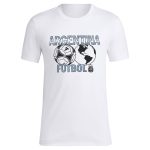 argentina national team adidas around the world t-shirt – white Collection – Brazil World Cup Jerseys and T-Shirts