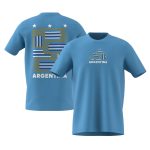 argentina national team adidas fan t-shirt – blue Collection – Brazil World Cup Jerseys and T-Shirts