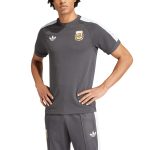 argentina national team adidas originals raglan three-stripe t-shirt – charcoal Collection – Brazil World Cup Jerseys and T-Shirts