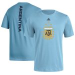 argentina national team adidas vertical back t-shirt – light blue Collection – Brazil World Cup Jerseys and T-Shirts