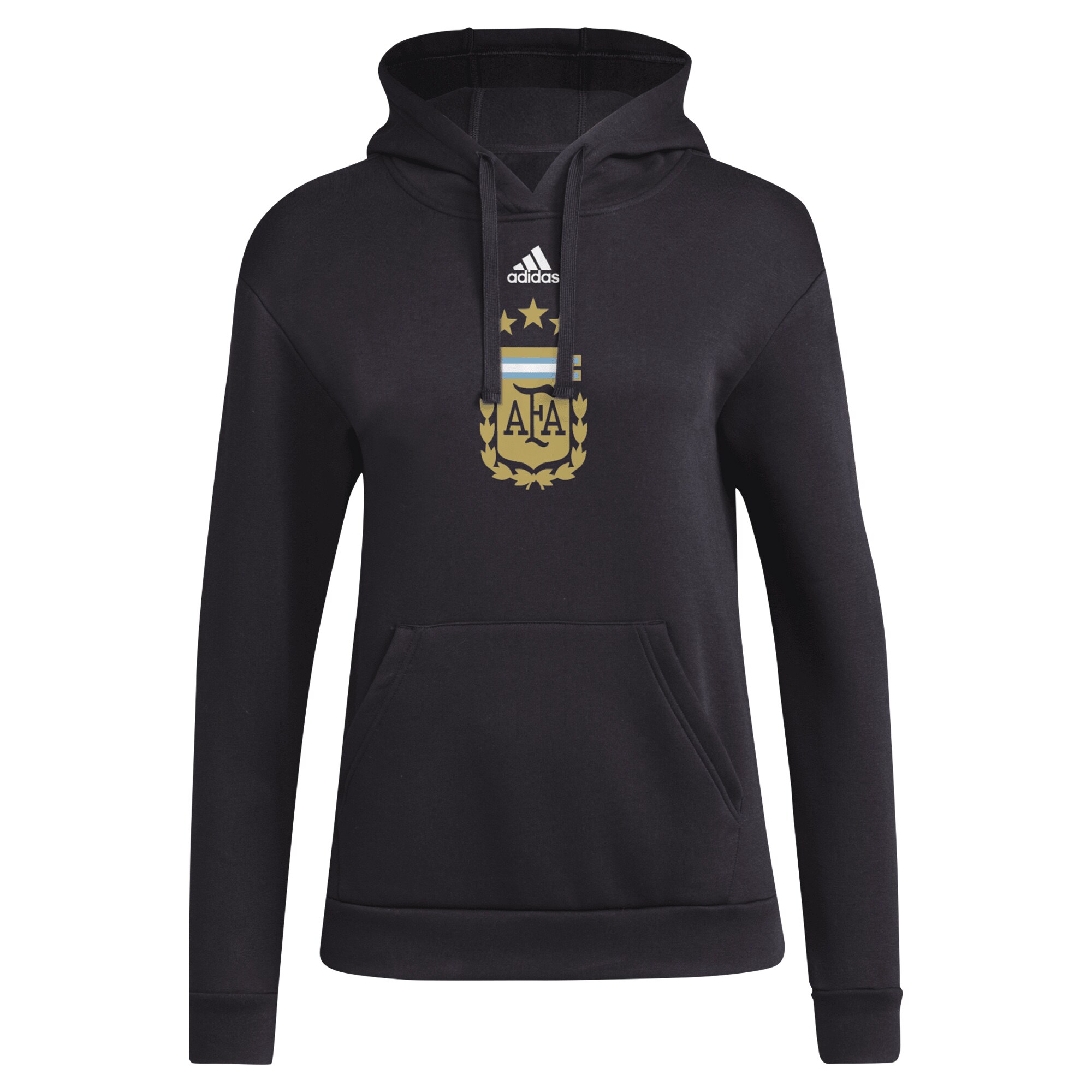 argentina national team adidas women8217s crest pullover hoodie – black Collection – Brazil World Cup Jerseys and T-Shirts