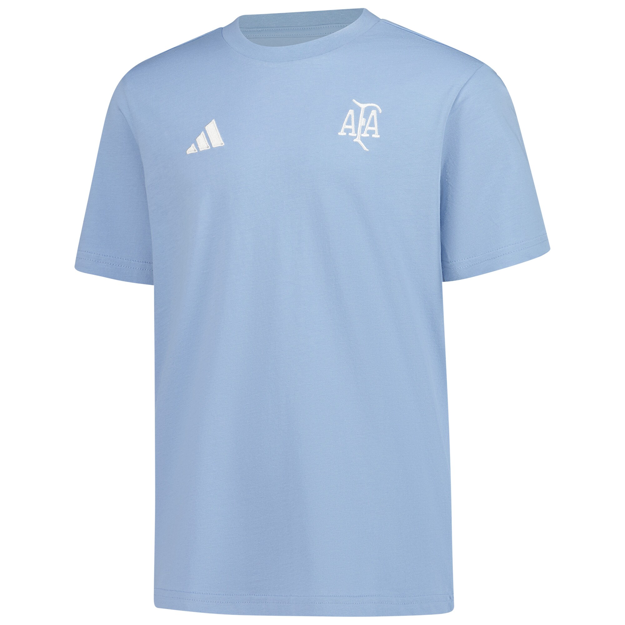 argentina national team adidas youth 50th anniversary dna t-shirt – light blue Collection – Brazil World Cup Jerseys and T-Shirts