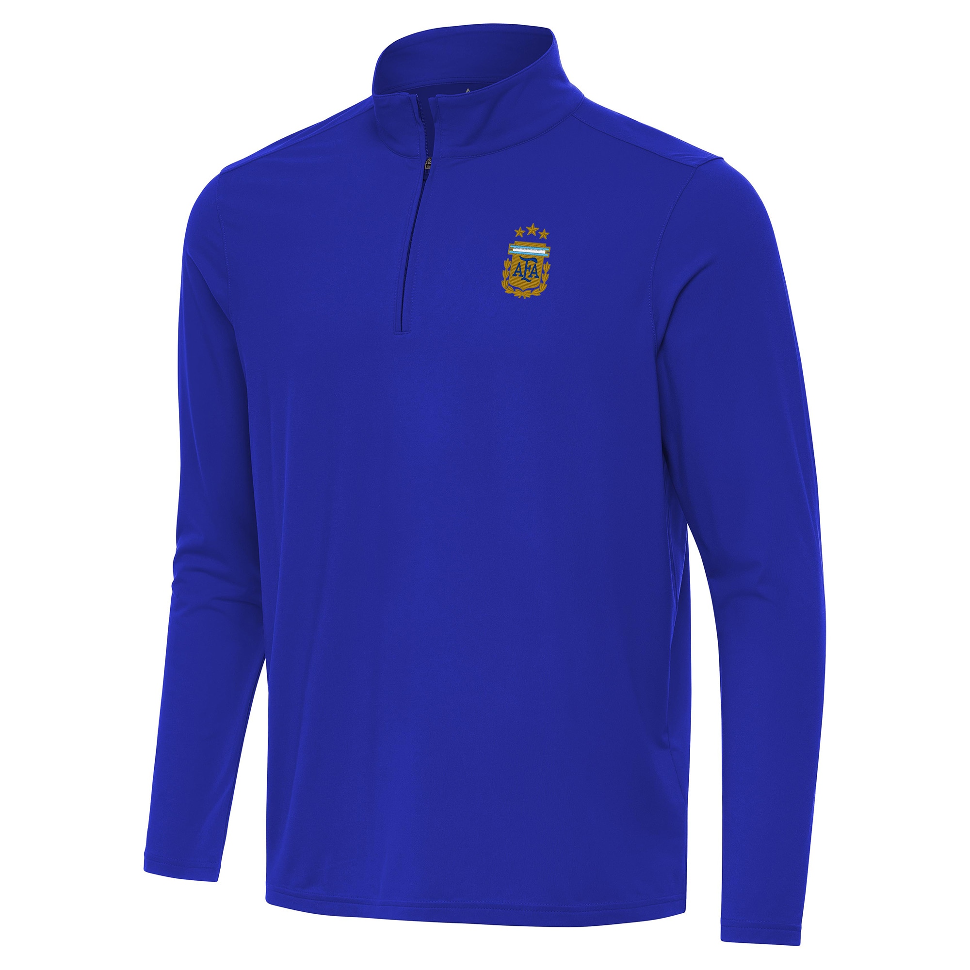 argentina national team antigua intent quarter-zip pullover top – royal Collection – Brazil World Cup Jerseys and T-Shirts