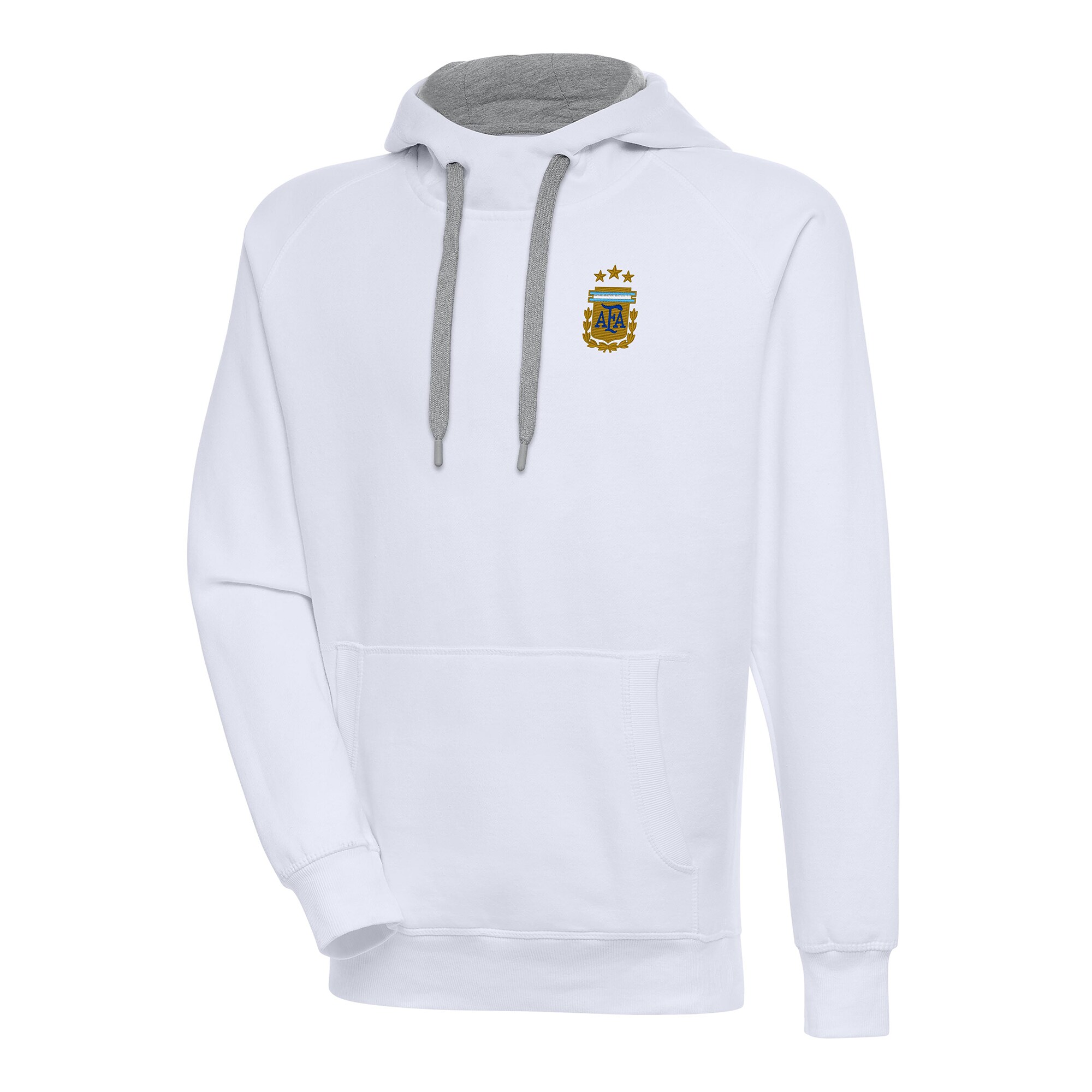 argentina national team antigua victory pullover hoodie – white Collection – Brazil World Cup Jerseys and T-Shirts