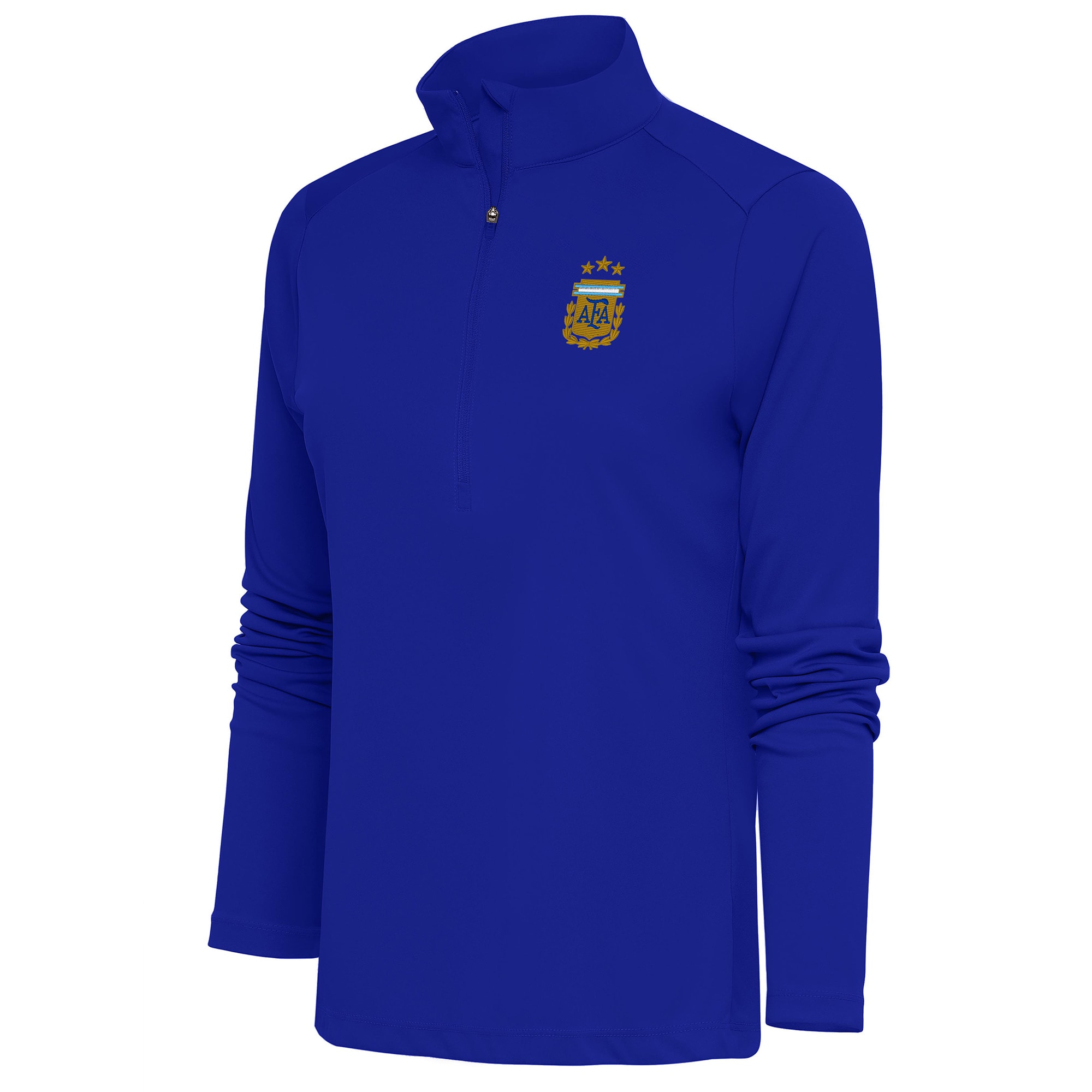 argentina national team antigua women8217s tribute half-zip pullover top – royal Collection – Brazil World Cup Jerseys and T-Shirts