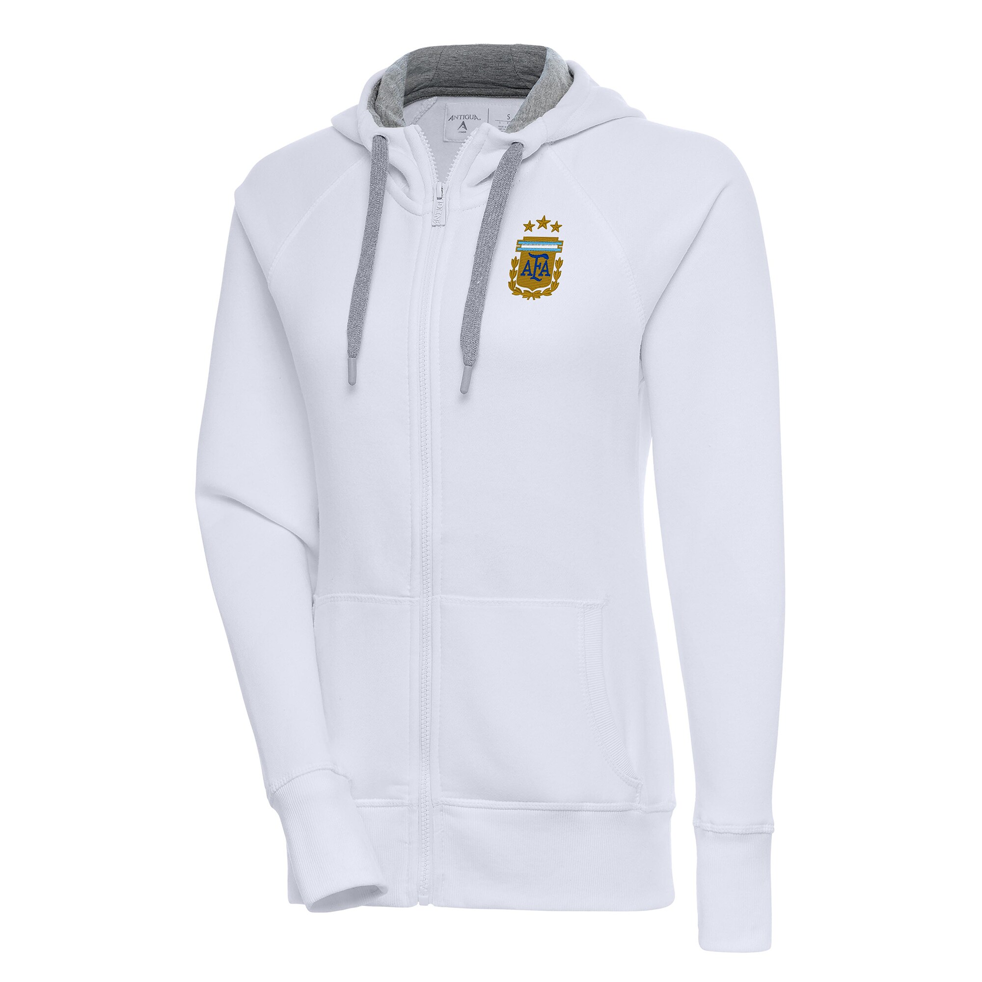 argentina national team antigua women8217s victory full-zip hoodie – white Collection – Brazil World Cup Jerseys and T-Shirts