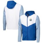 argentina national team block pro full-zip windbreaker jacket – royal Collection – Brazil World Cup Jerseys and T-Shirts