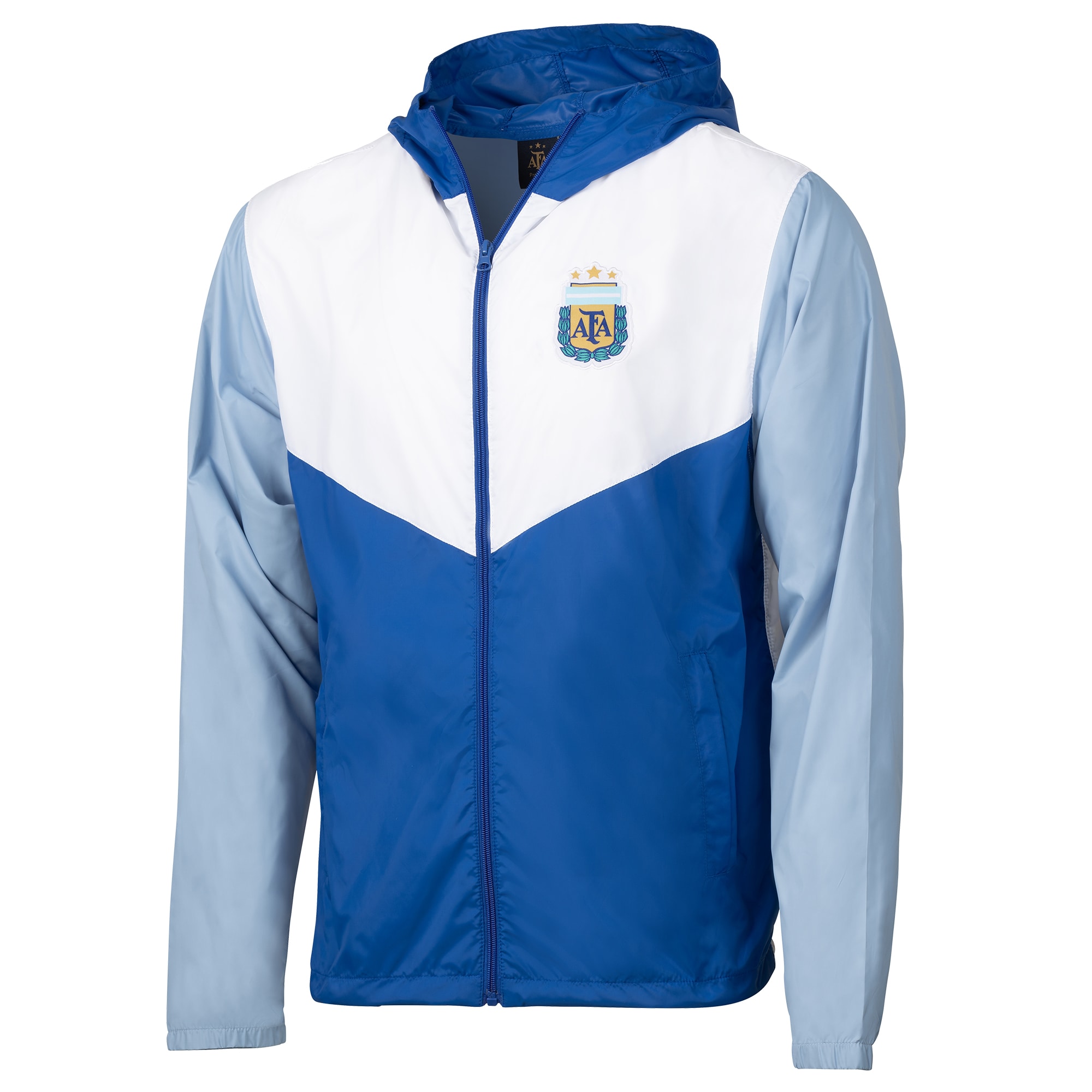 argentina national team block pro full-zip windbreaker jacket – royal Collection – Brazil World Cup Jerseys and T-Shirts