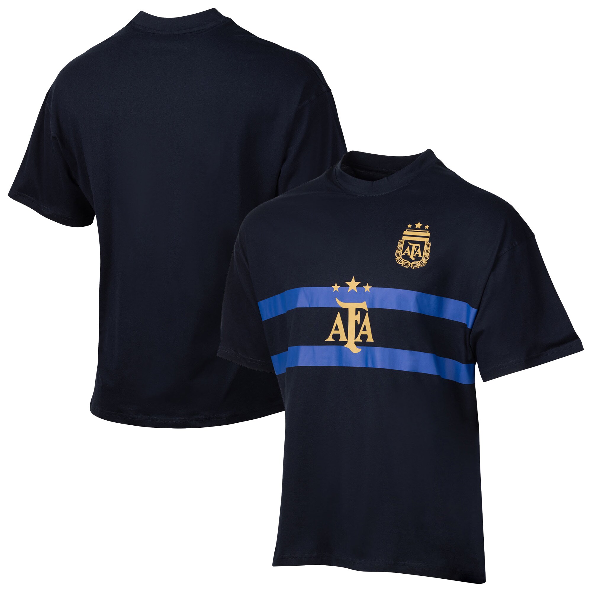 argentina national team sport design sweden oversized t-shirt – navy Collection – Brazil World Cup Jerseys and T-Shirts