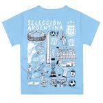 argentina national team vive la fete toddler impressions artwork t-shirt – light blue Collection – Brazil World Cup Jerseys and T-Shirts