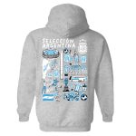 argentina national team vive la fete women8217s impressions artwork pullover hoodie – gray Collection – Brazil World Cup Jerseys and T-Shirts