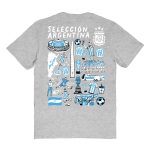argentina national team vive la fete women8217s impressions artwork t-shirt – heather gray Collection – Brazil World Cup Jerseys and T-Shirts