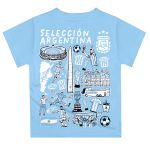 argentina national team vive la fete youth impressions artwork t-shirt – light blue Collection – Brazil World Cup Jerseys and T-Shirts