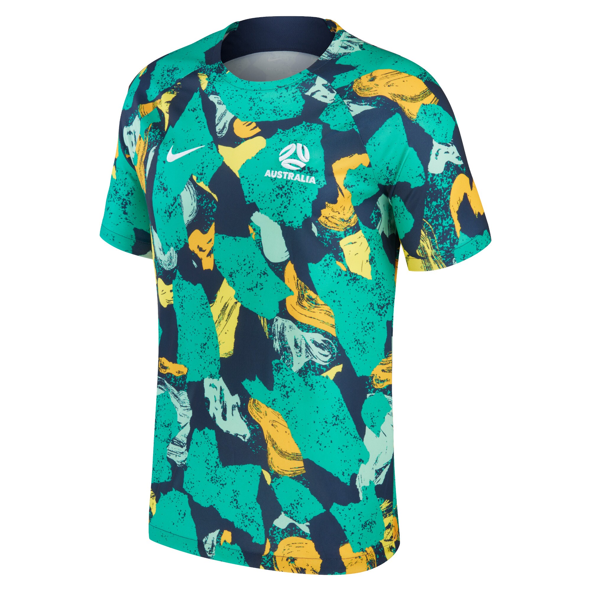 australia national team nike 202223 pre-match top – greenyellow Collection – Brazil World Cup Jerseys and T-Shirts
