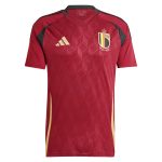 belgium national team adidas 2024 home replica jersey – burgundy Collection – Brazil World Cup Jerseys and T-Shirts