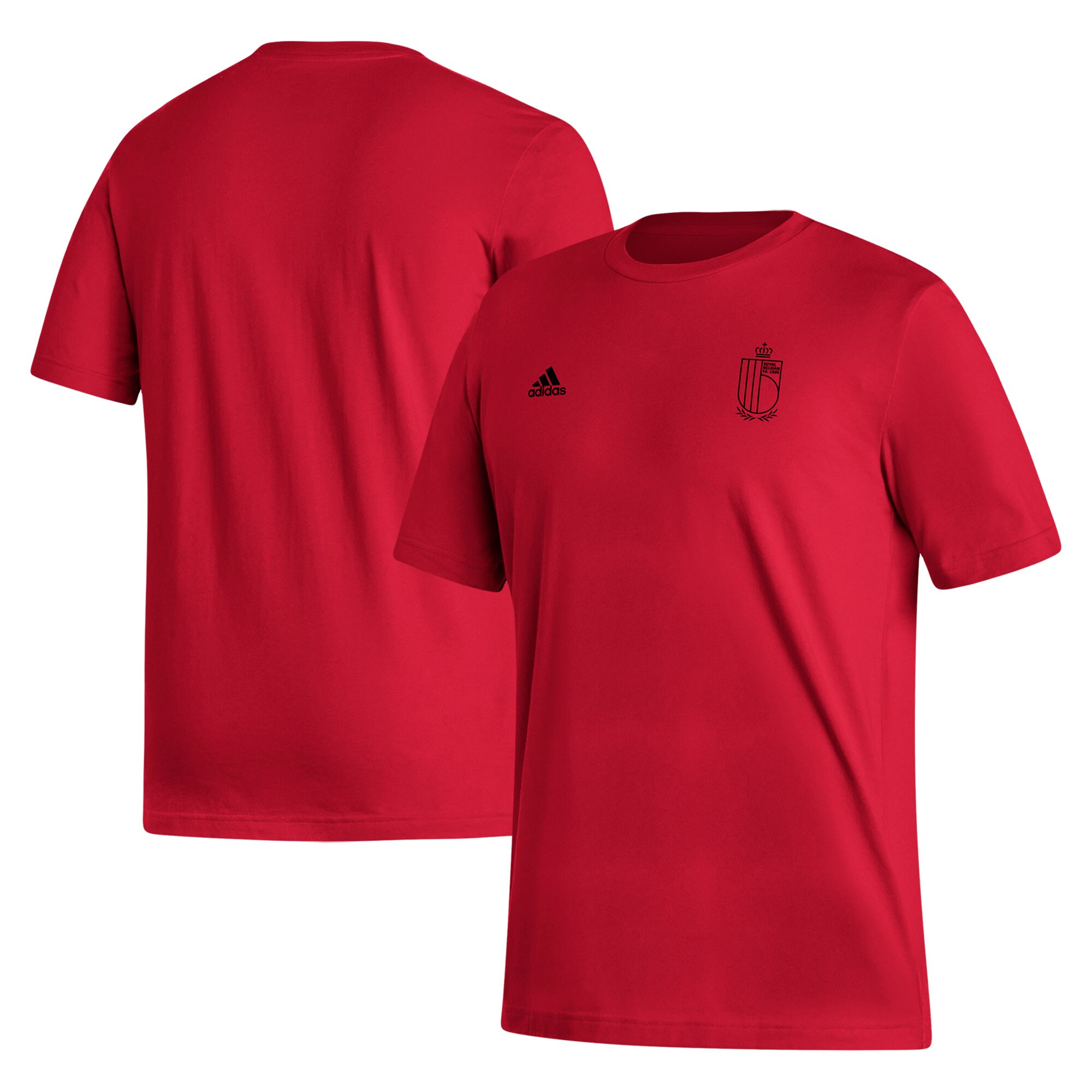 belgium national team adidas crest t-shirt – red Collection – Brazil World Cup Jerseys and T-Shirts