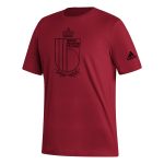 belgium national team adidas outlined crest t-shirt – red Collection – Brazil World Cup Jerseys and T-Shirts