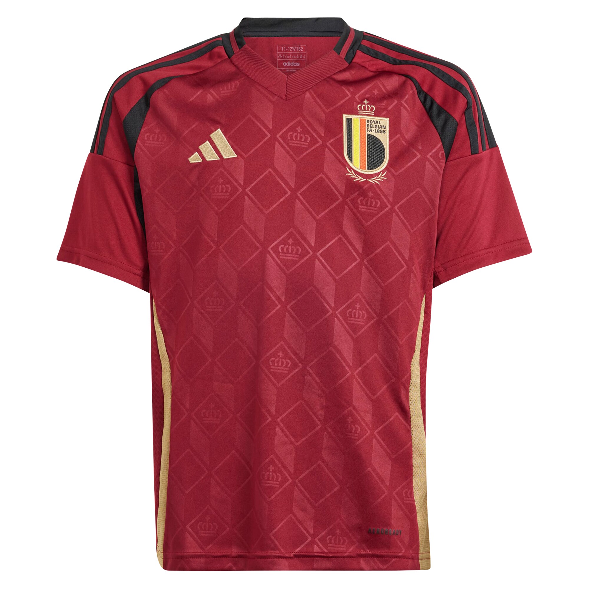 belgium national team adidas youth 2024 home replica jersey – burgundy Collection – Brazil World Cup Jerseys and T-Shirts