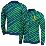 brazil national team nike 2022 academy pro anthem performance raglan full-zip jacket – bluegreen Collection – Brazil World Cup Jerseys and T-Shirts