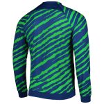 brazil national team nike 2022 academy pro anthem performance raglan full-zip jacket – bluegreen Collection – Brazil World Cup Jerseys and T-Shirts