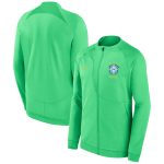 brazil national team nike 2022 academy pro anthem performance raglan full-zip jacket – green Collection – Brazil World Cup Jerseys and T-Shirts