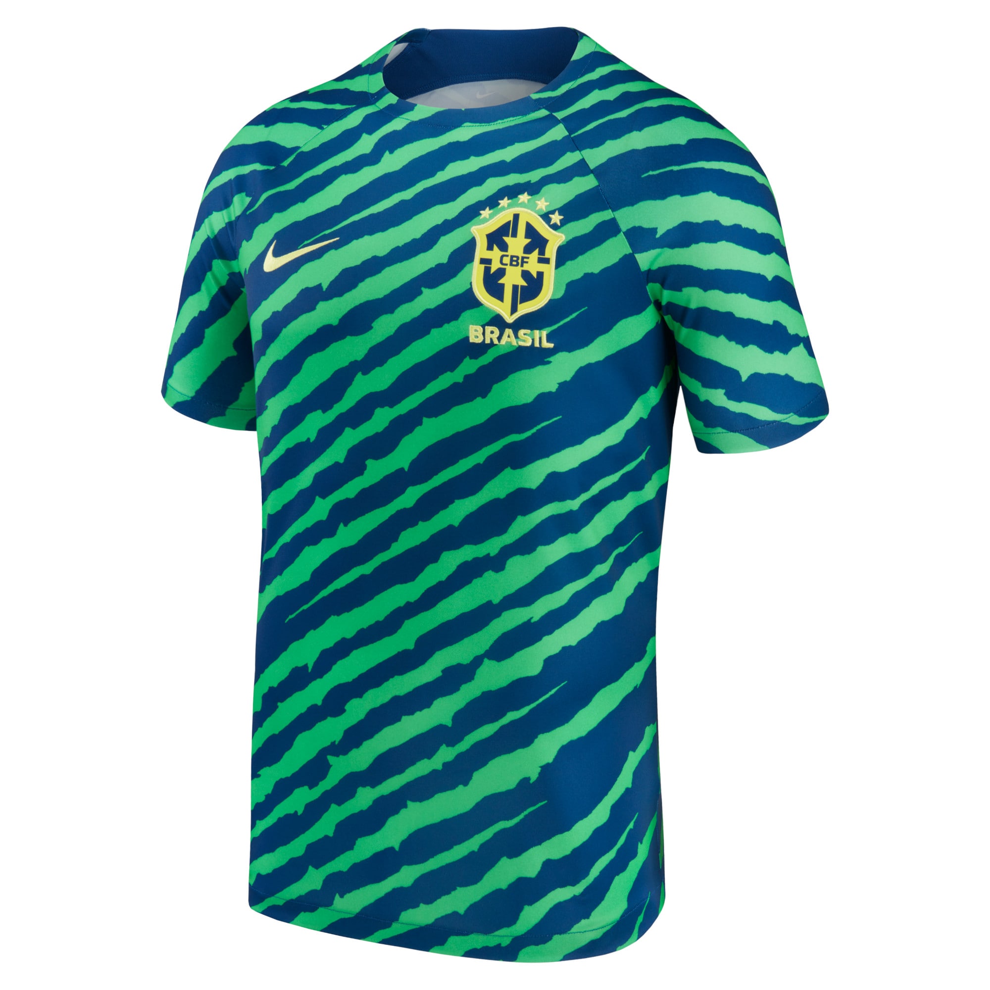 brazil national team nike 202223 pre-match top – bluegreen Collection – Brazil World Cup Jerseys and T-Shirts