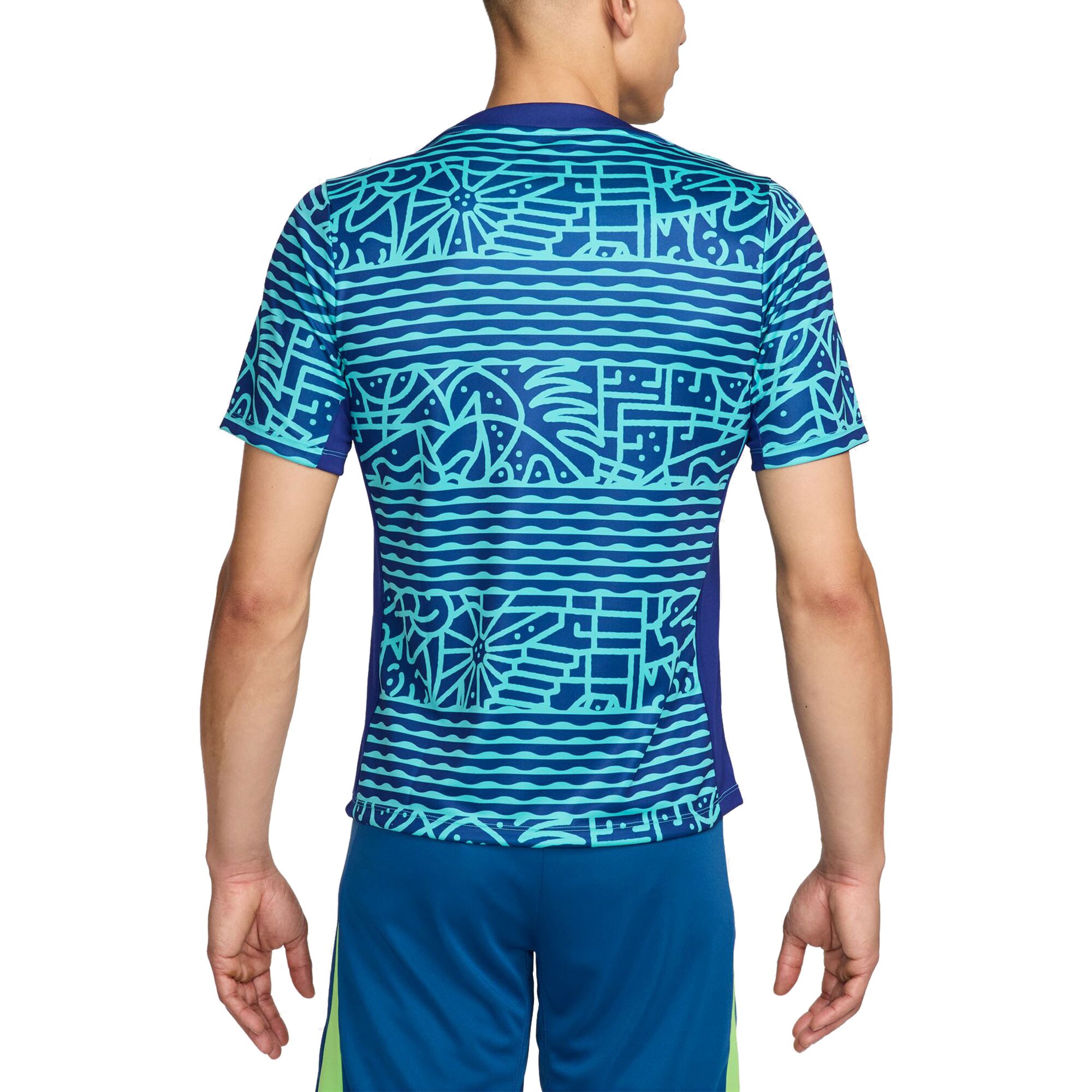 brazil national team nike 2024 academy pro pre-match top – blue Collection – Brazil World Cup Jerseys and T-Shirts