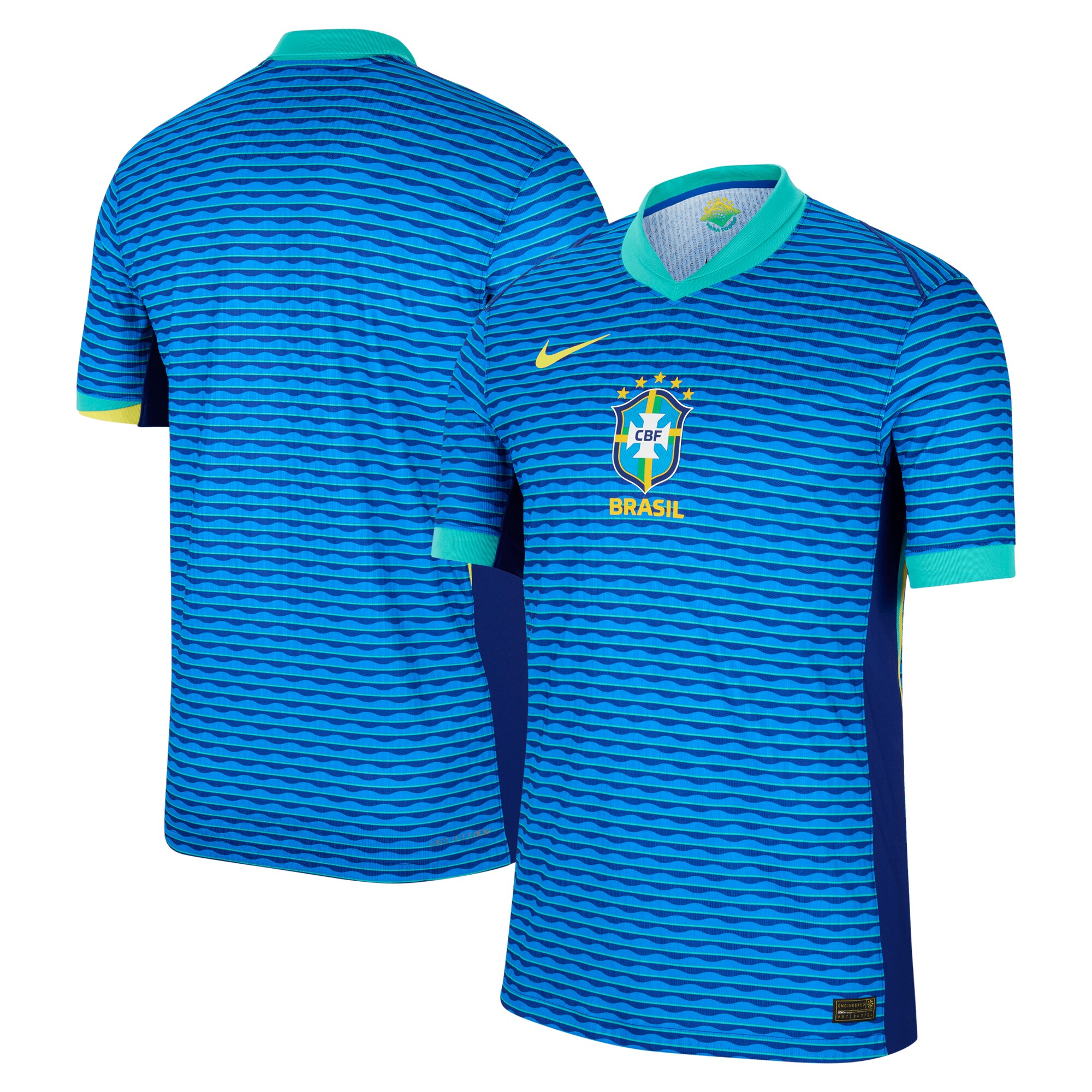 brazil national team nike 2024 away match authentic jersey – blue Collection – Brazil World Cup Jerseys and T-Shirts