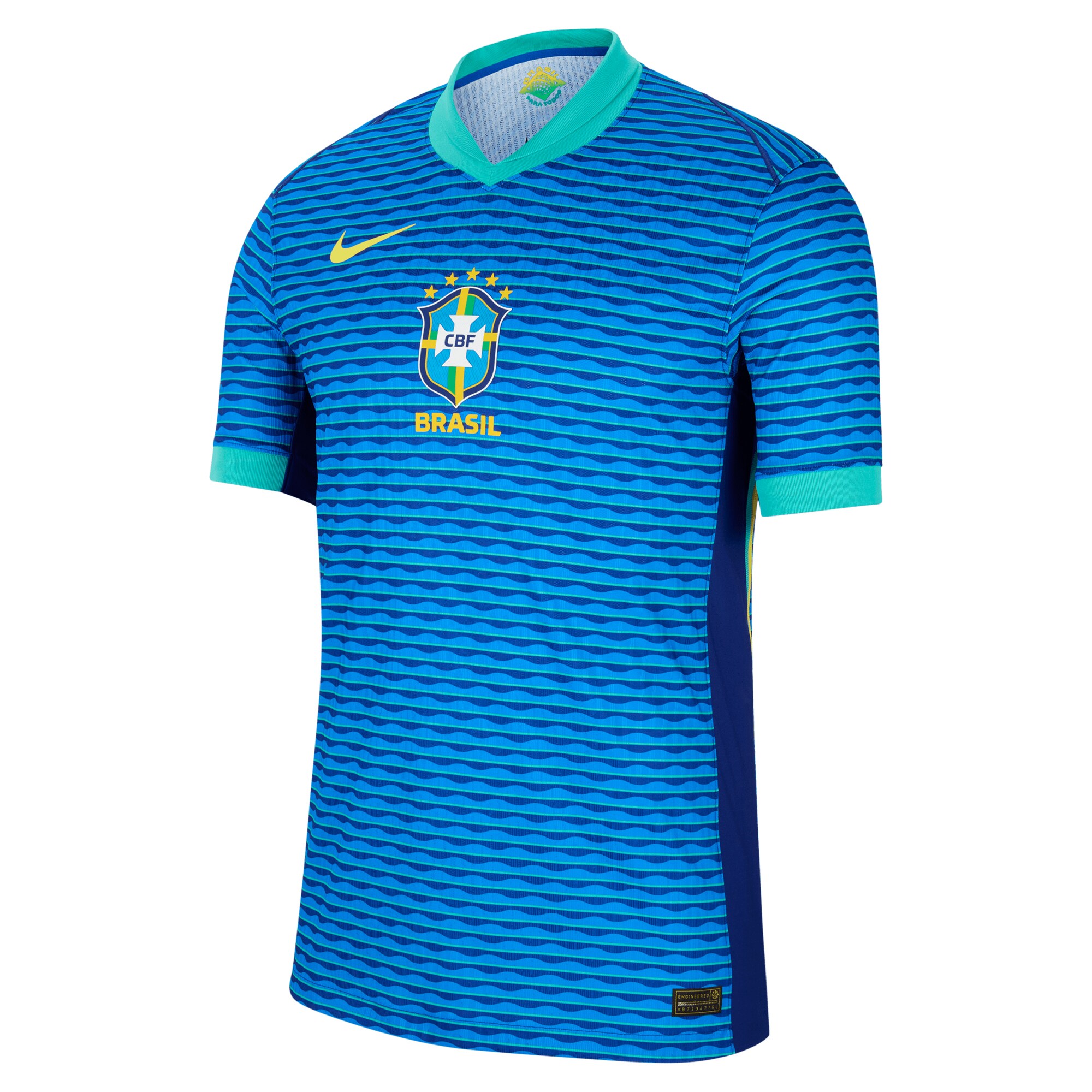 brazil national team nike 2024 away match authentic jersey – blue Collection – Brazil World Cup Jerseys and T-Shirts