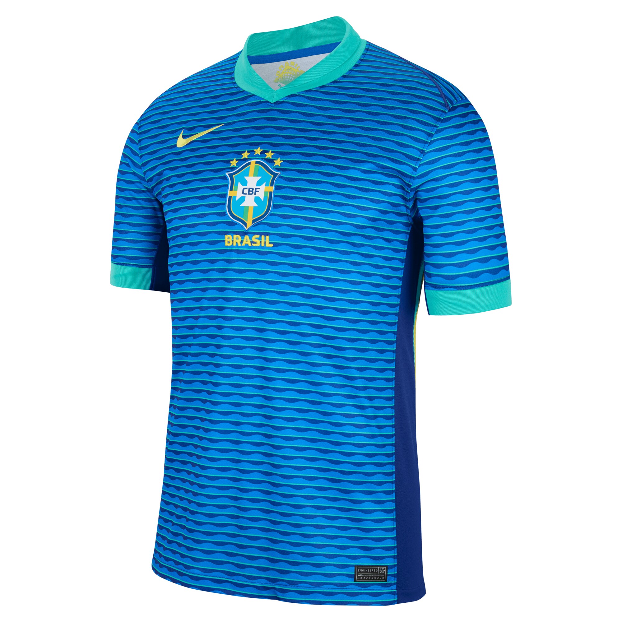 brazil national team nike 2024 away stadium replica jersey – blue Collection – Brazil World Cup Jerseys and T-Shirts
