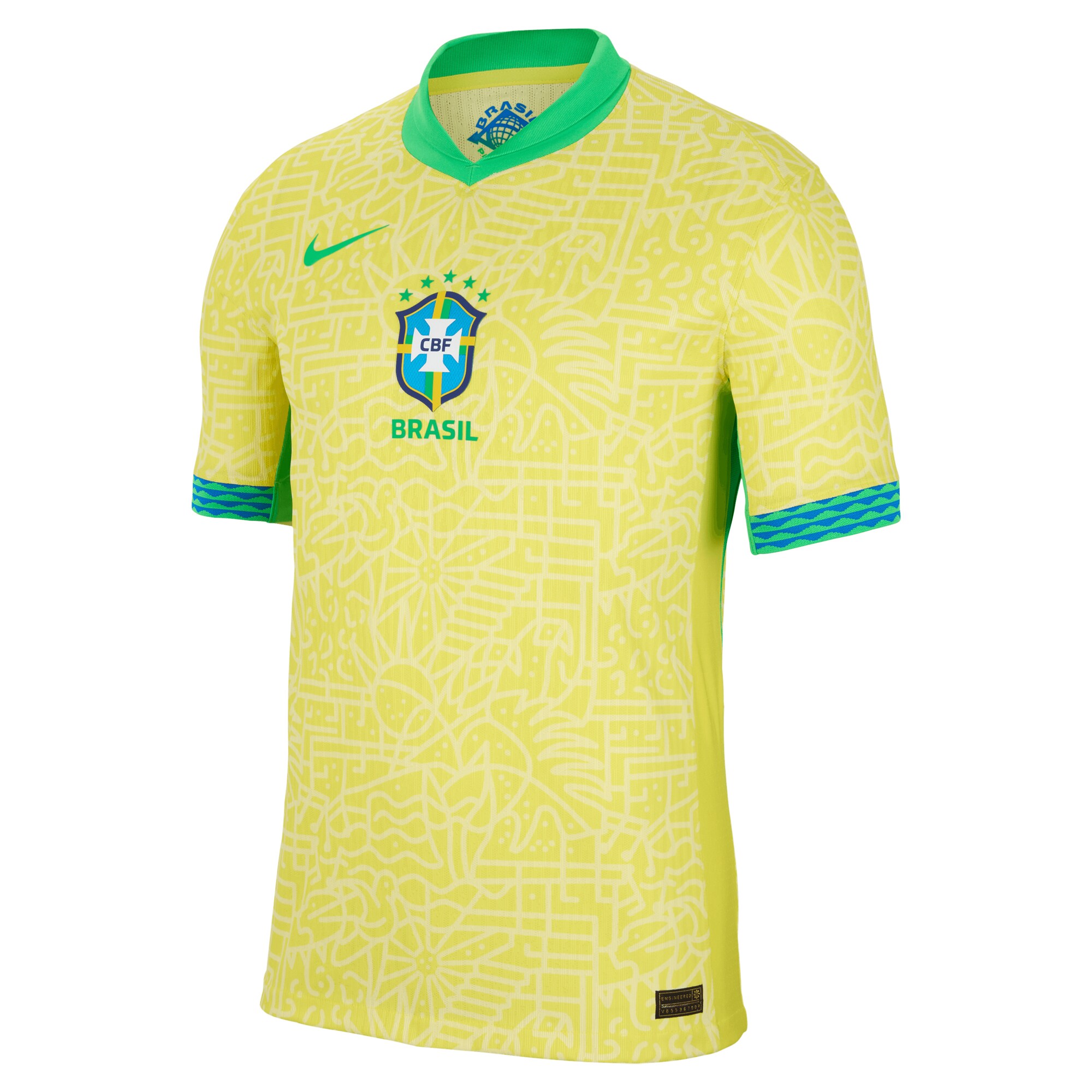 brazil national team nike 2024 home match authentic jersey – yellow Collection – Brazil World Cup Jerseys and T-Shirts
