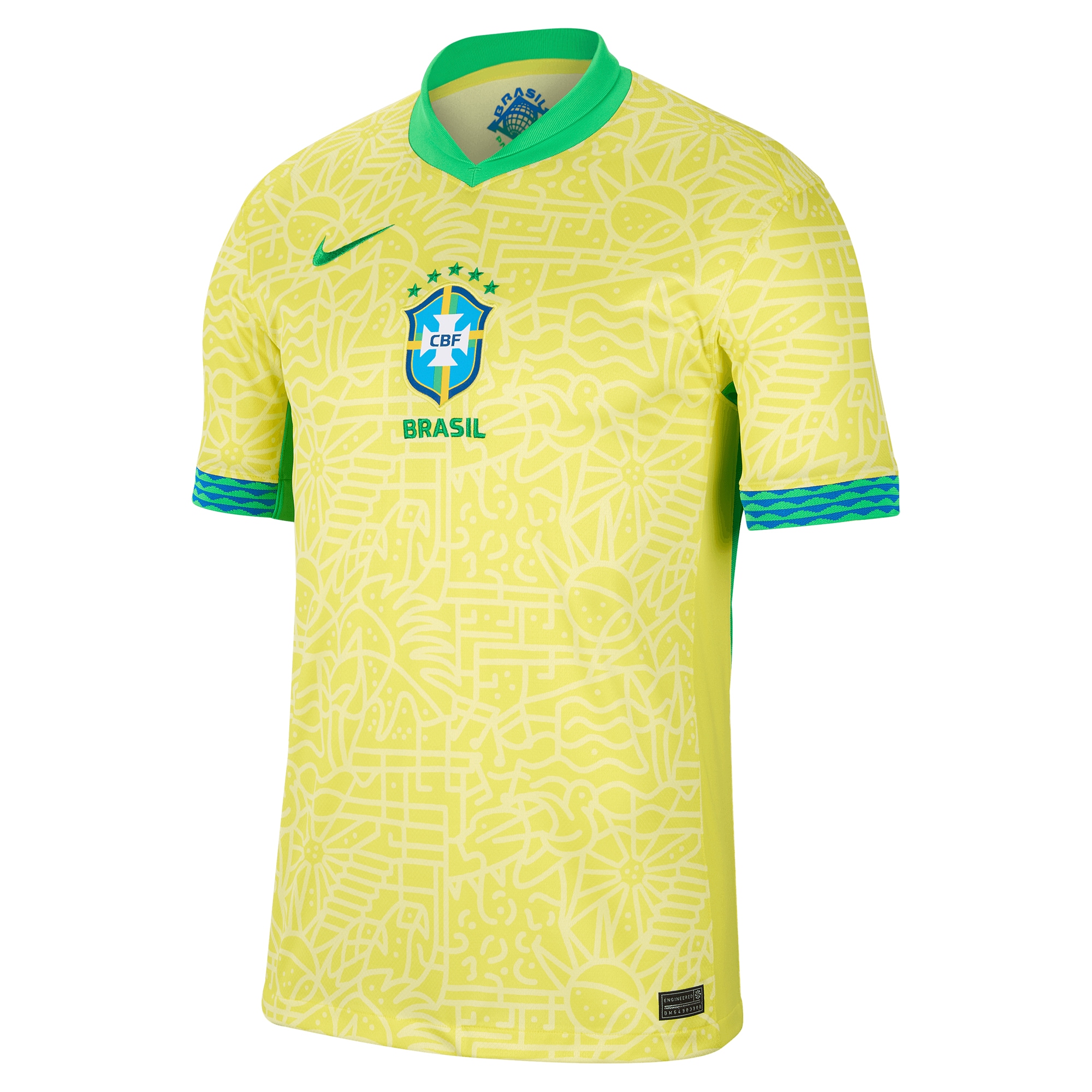 brazil national team nike 2024 home stadium replica jersey – yellow Collection – Brazil World Cup Jerseys and T-Shirts