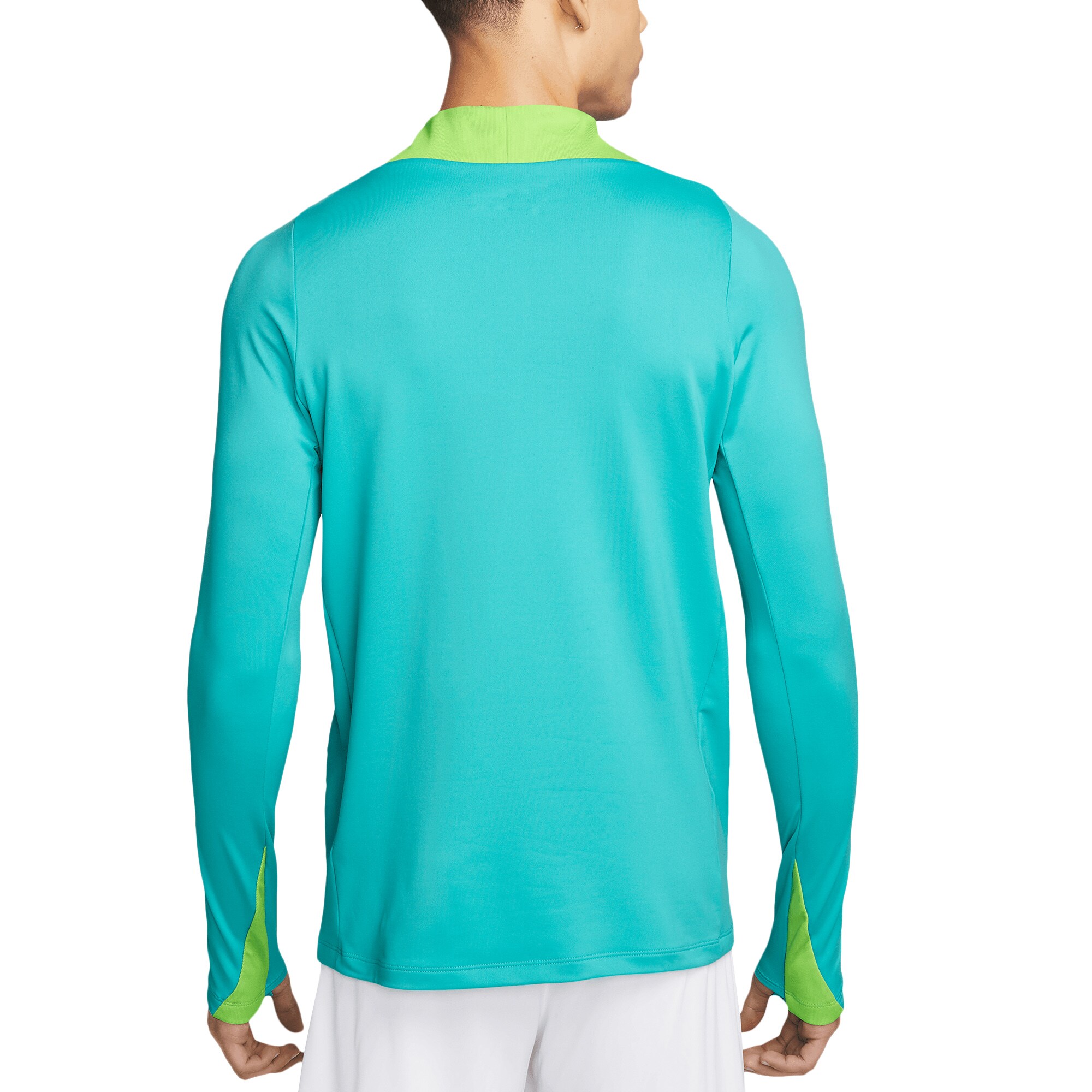 brazil national team nike 2024 strike drill performance quarter-zip pullover top – aqua Collection – Brazil World Cup Jerseys and T-Shirts