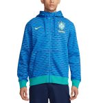 brazil national team nike club full-zip hoodie – blue Collection – Brazil World Cup Jerseys and T-Shirts